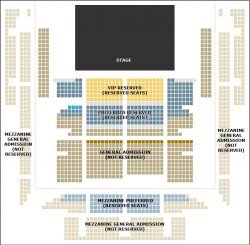 ACC Seating Chart for Starry Night Concert