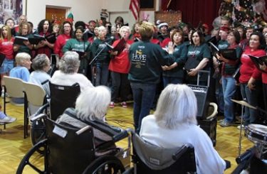 ACC singers perform during the annual Tour of Hope